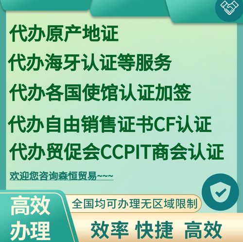 智利出口貨物申辦Form F原產地證全流程及代理服務指南